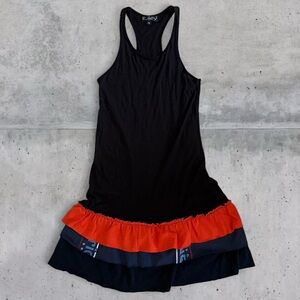 Y2K Vintage Riley Mini Dress Recycled Tee Shirt Ruffle Skirt